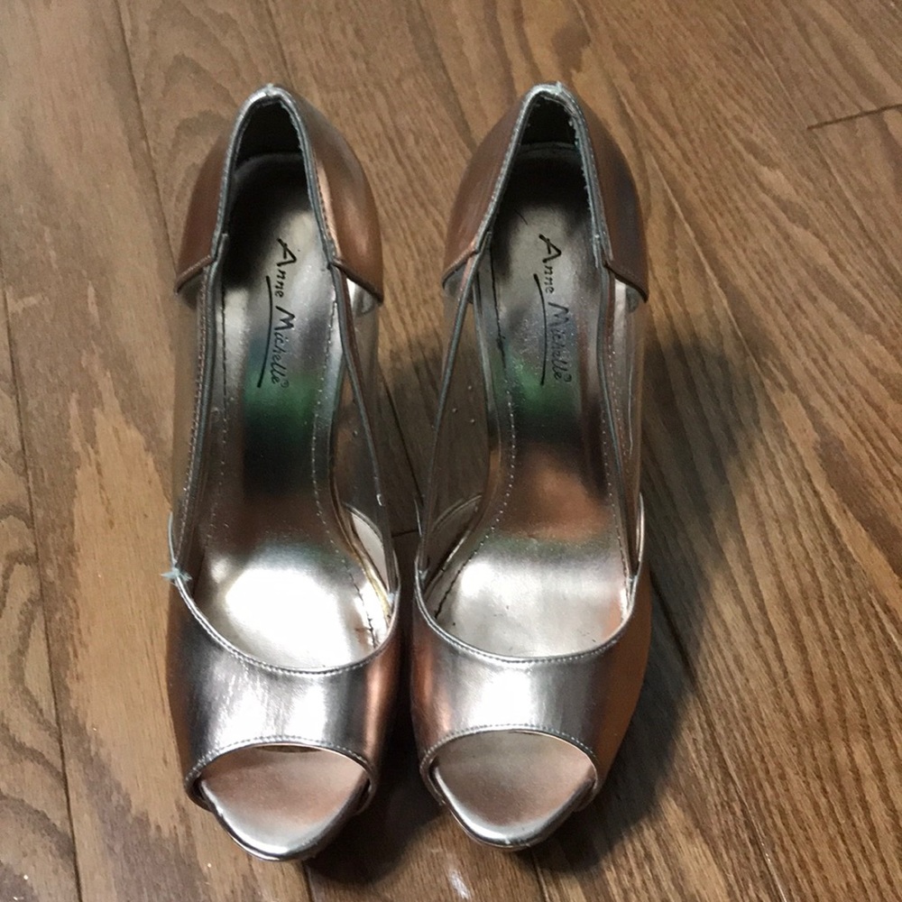 Ross gold heels